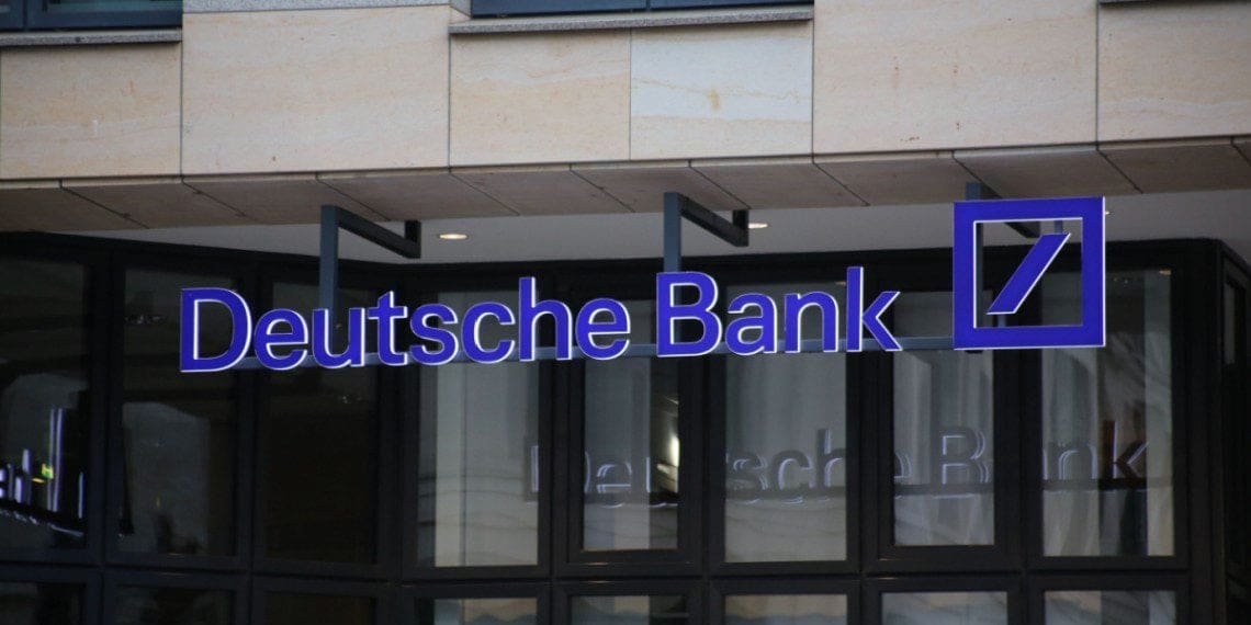 Crisis bancaria: BCE positivo al caer las acciones del Deutsche Bank