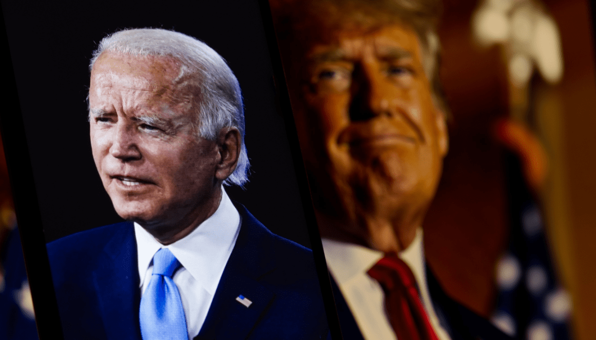 La batalla criptográfica de Trump y Biden se recrudece + noticias sobre multas de Ripple