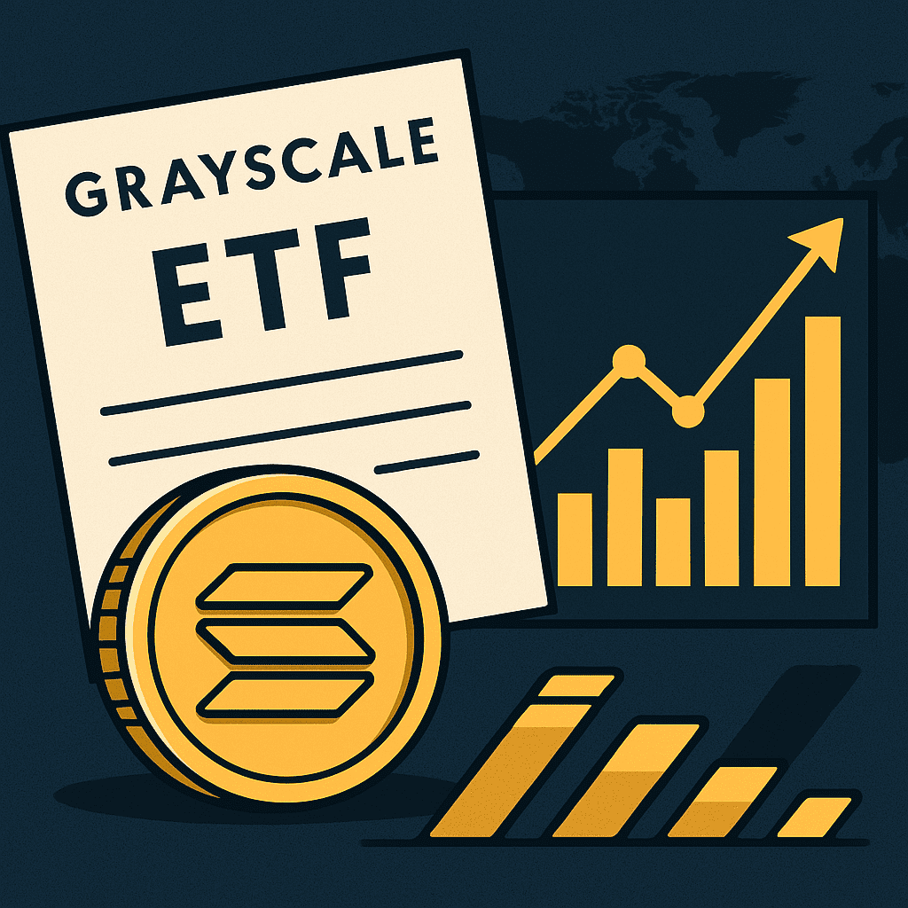 Grayscale apuesta por un ETF de Solana; analistas prevén aprobación próxima