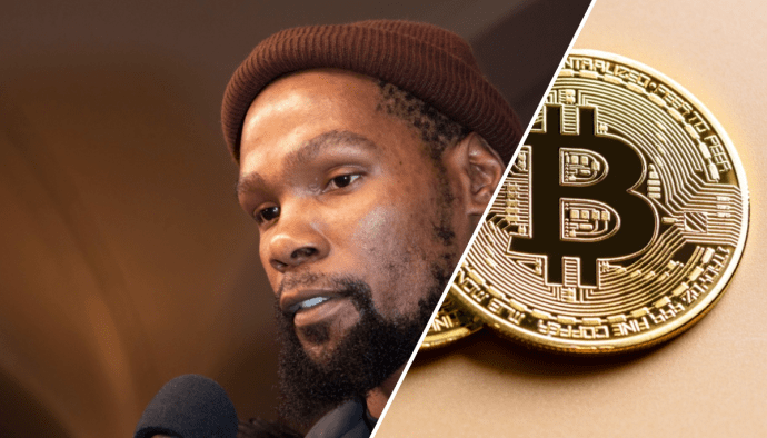 NBA: Kevin Durant recupera su wallet perdida con Bitcoin