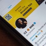 Een afbeelding van het X_Twitter account van Changpeng Zhao, de oprichter van 's werelds grootste cryptobeurs Binance