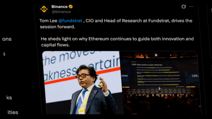 El analista Tom Lee predice el precio de Ethereum para 2026