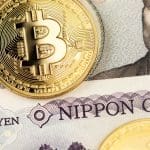 El precio de bitcoin sigue de repente el camino del yen japonés