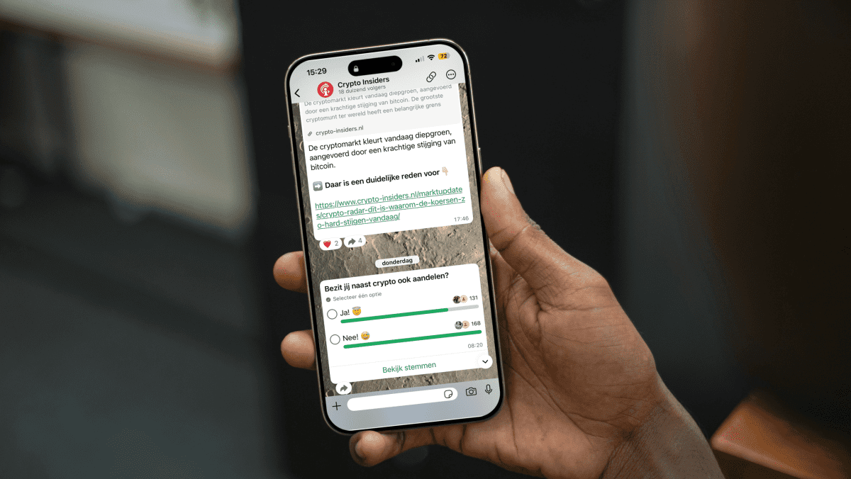 Este canal de WhatsApp parece una puerta secreta al mercado de las criptomonedas