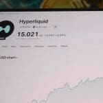 Een afbeelding van een scherm met een crypto pagina van hyperliquid